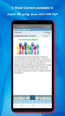 Indian Polity Quiz & Book android App screenshot 5