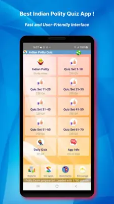 Indian Polity Quiz & Book android App screenshot 7